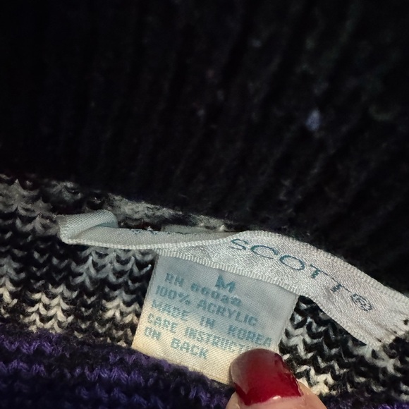 Vintage Jamie Scott Sweater Size Medium - Picture 8 of 8